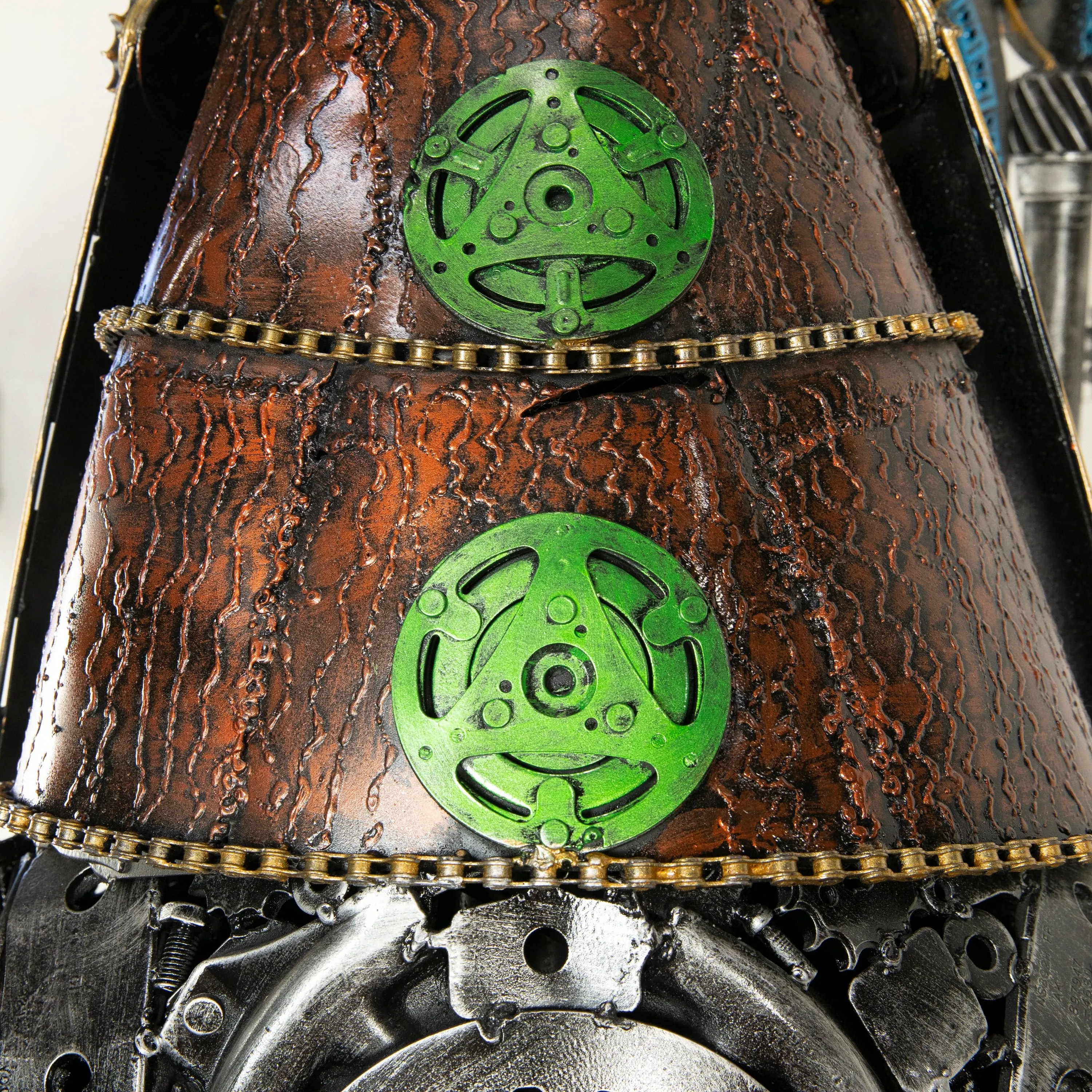 91" Anubis Recycled Metal Sculpture Anubis