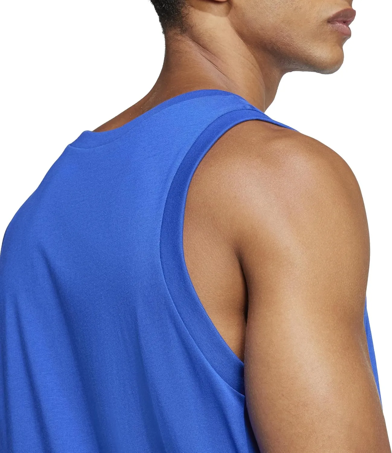 adidas Men's Essentials Small Logo Single Jersey Tank Top