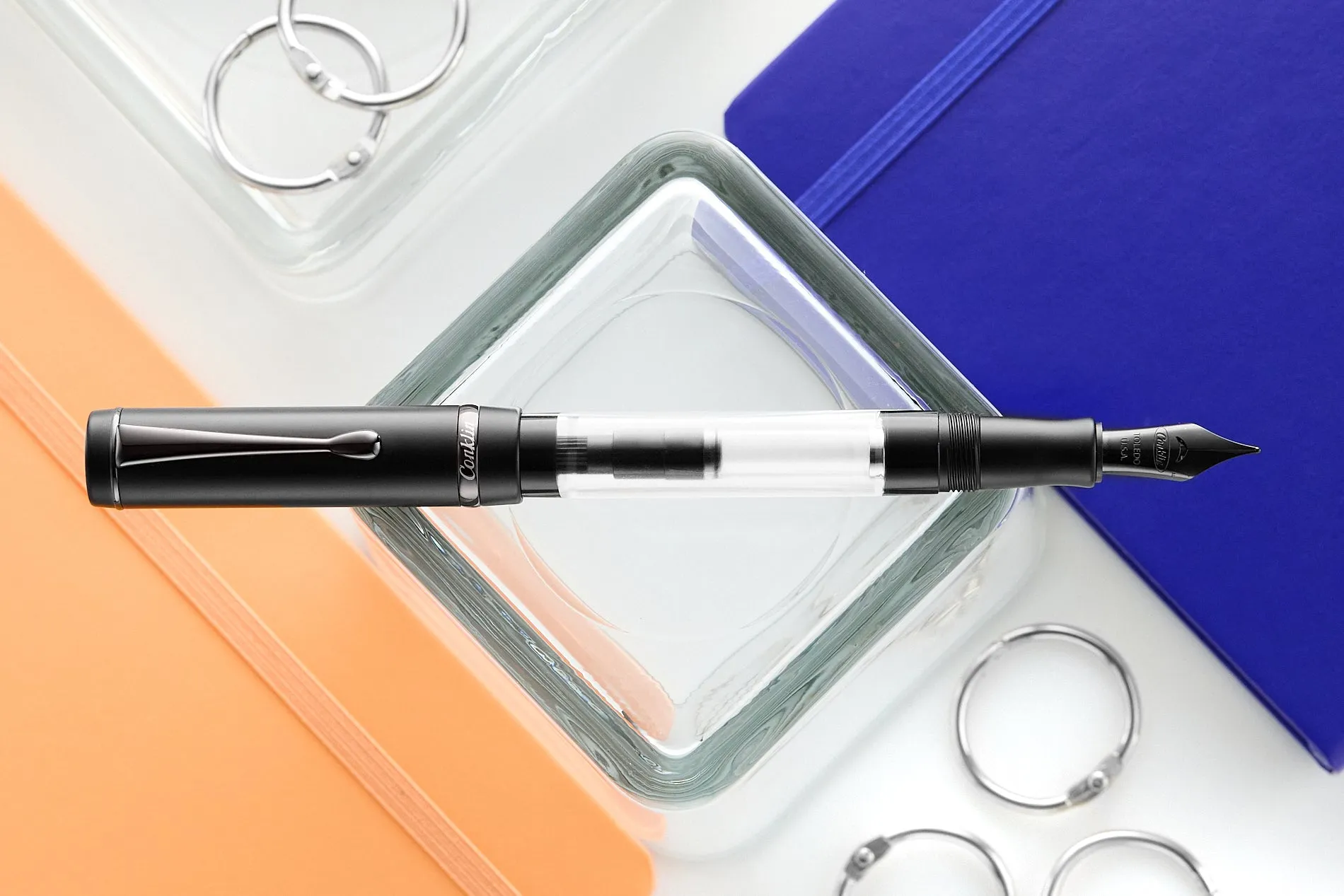 Conklin Duragraph Fountain Pen - Matte Black Demo (Limited Edition)