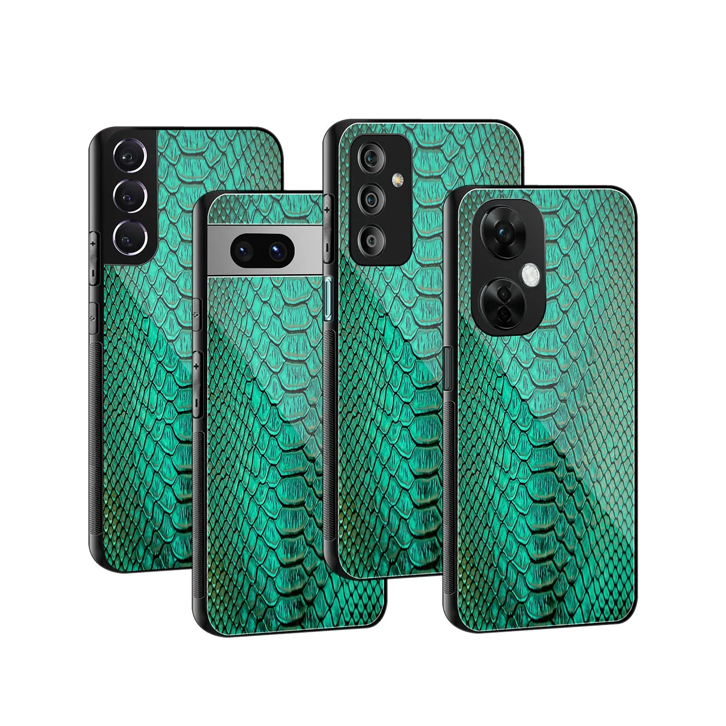 Croco Emerald Phone Cover | Glass Case