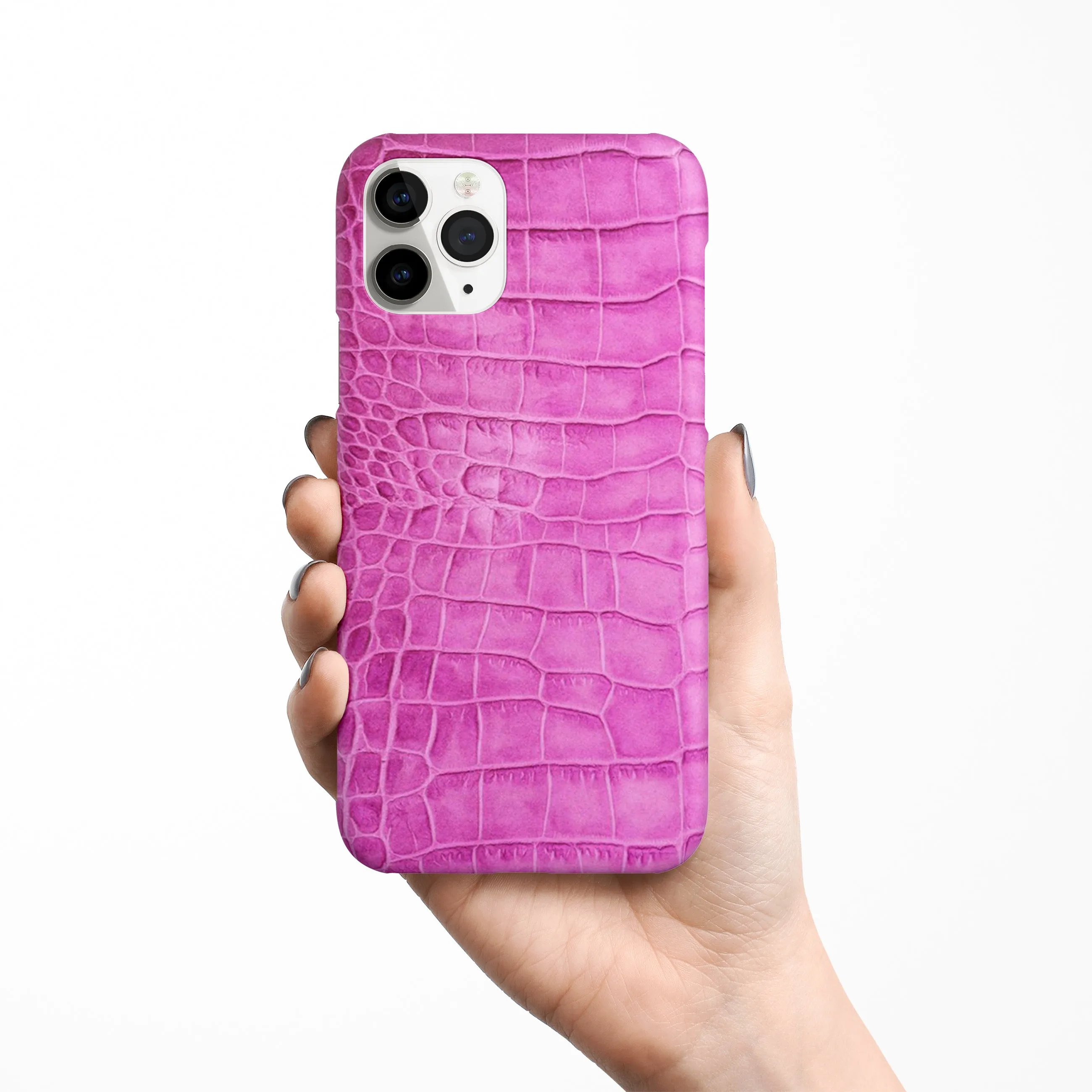 Croco Hot Pink Phone Cover | Matte Case