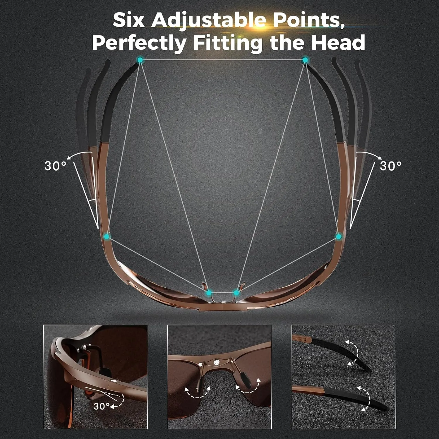 DADA-PRO Polarized Sunglasses Men Sport Driving Sun Glasses Ultralight Al-Mg Mirrored Shades UV400 Protection