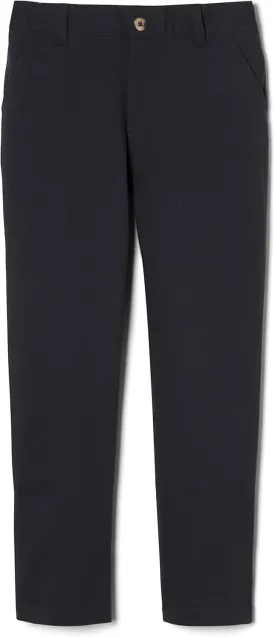 French Toast Boys' Adjustable Waist Straight Fit Stretch Twill Chino Pant