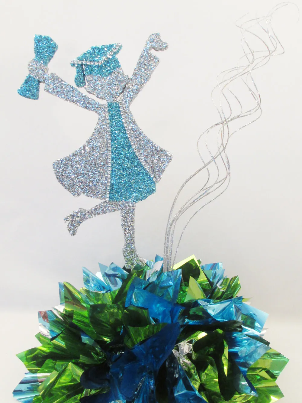 Grad Girl Styrofoam Cutout for Graduation Centerpieces