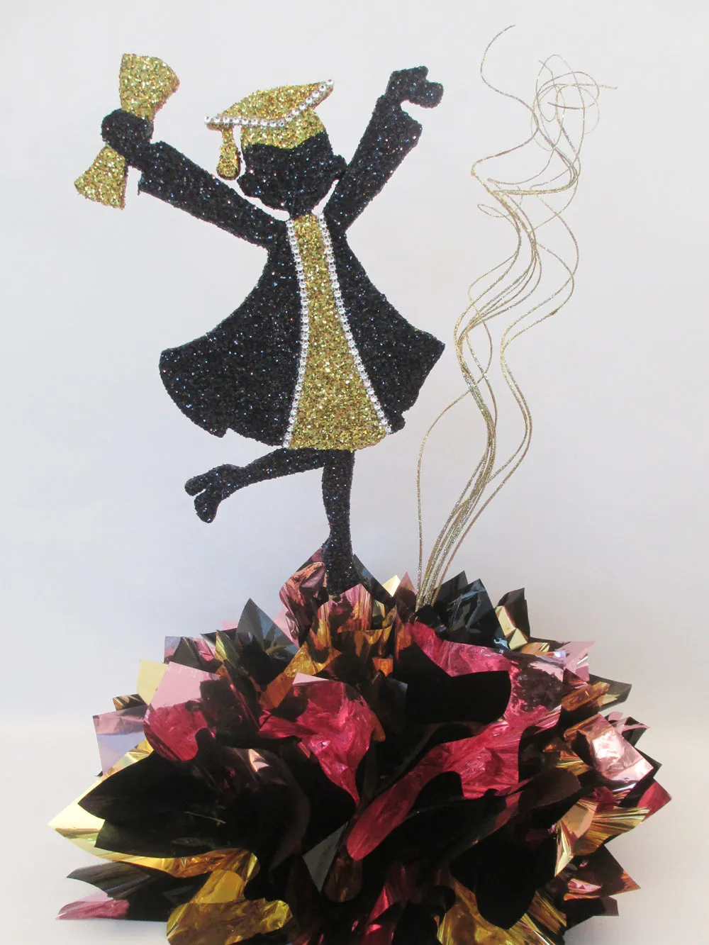 Grad Girl Styrofoam Cutout for Graduation Centerpieces