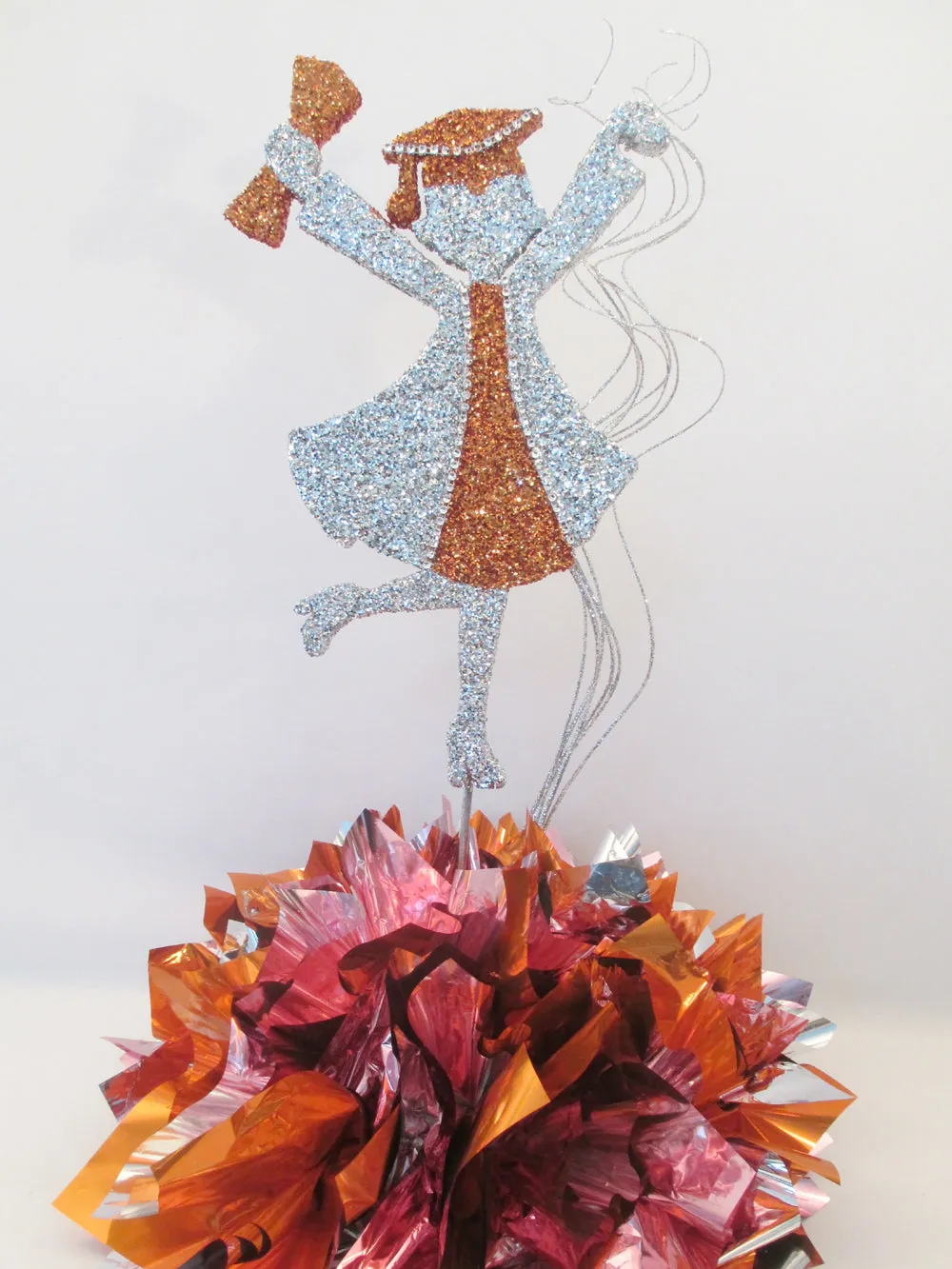Grad Girl Styrofoam Cutout for Graduation Centerpieces