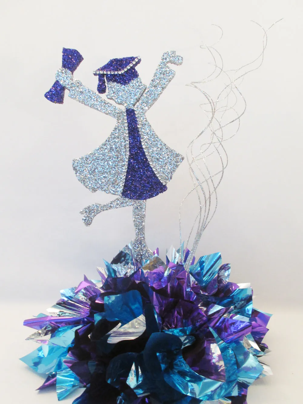 Grad Girl Styrofoam Cutout for Graduation Centerpieces