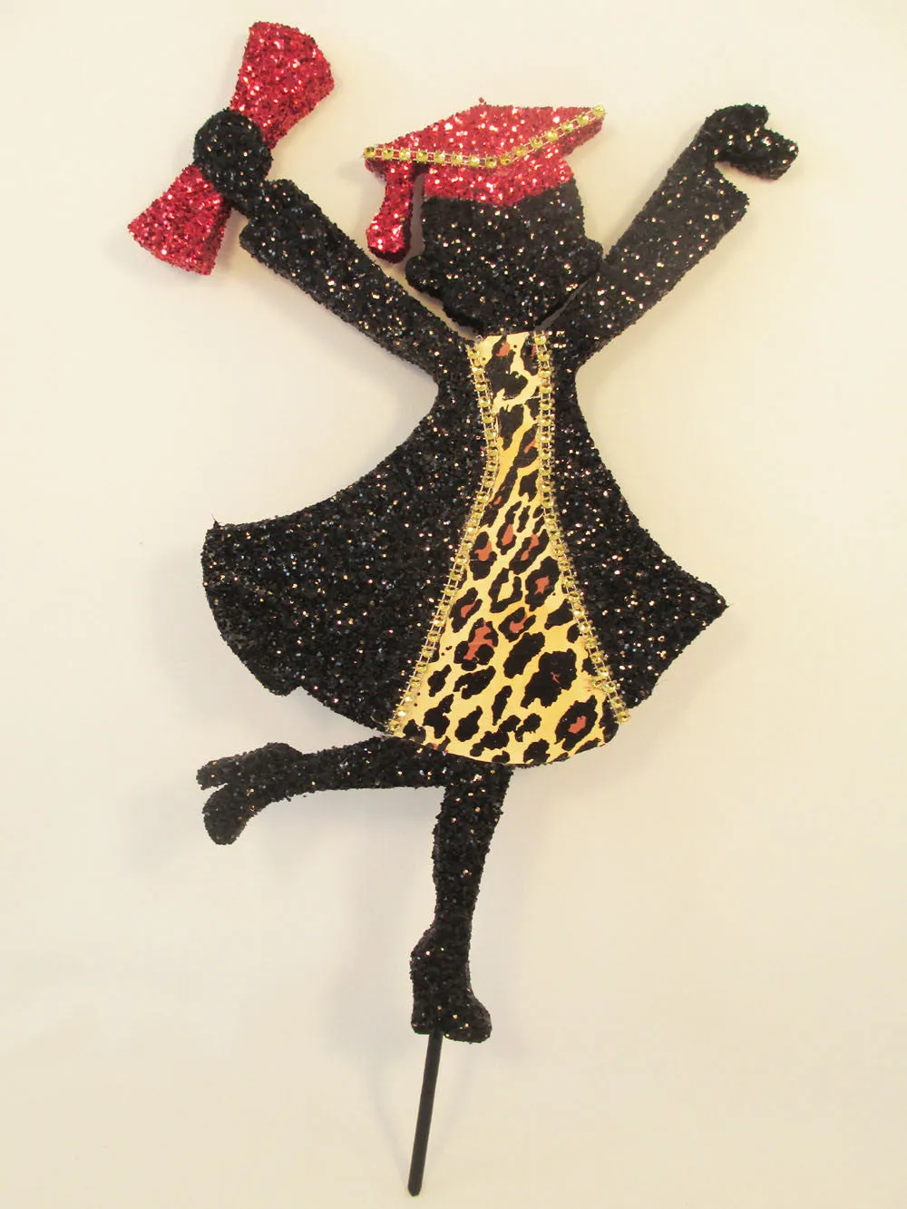 Grad Girl Styrofoam Cutout for Graduation Centerpieces
