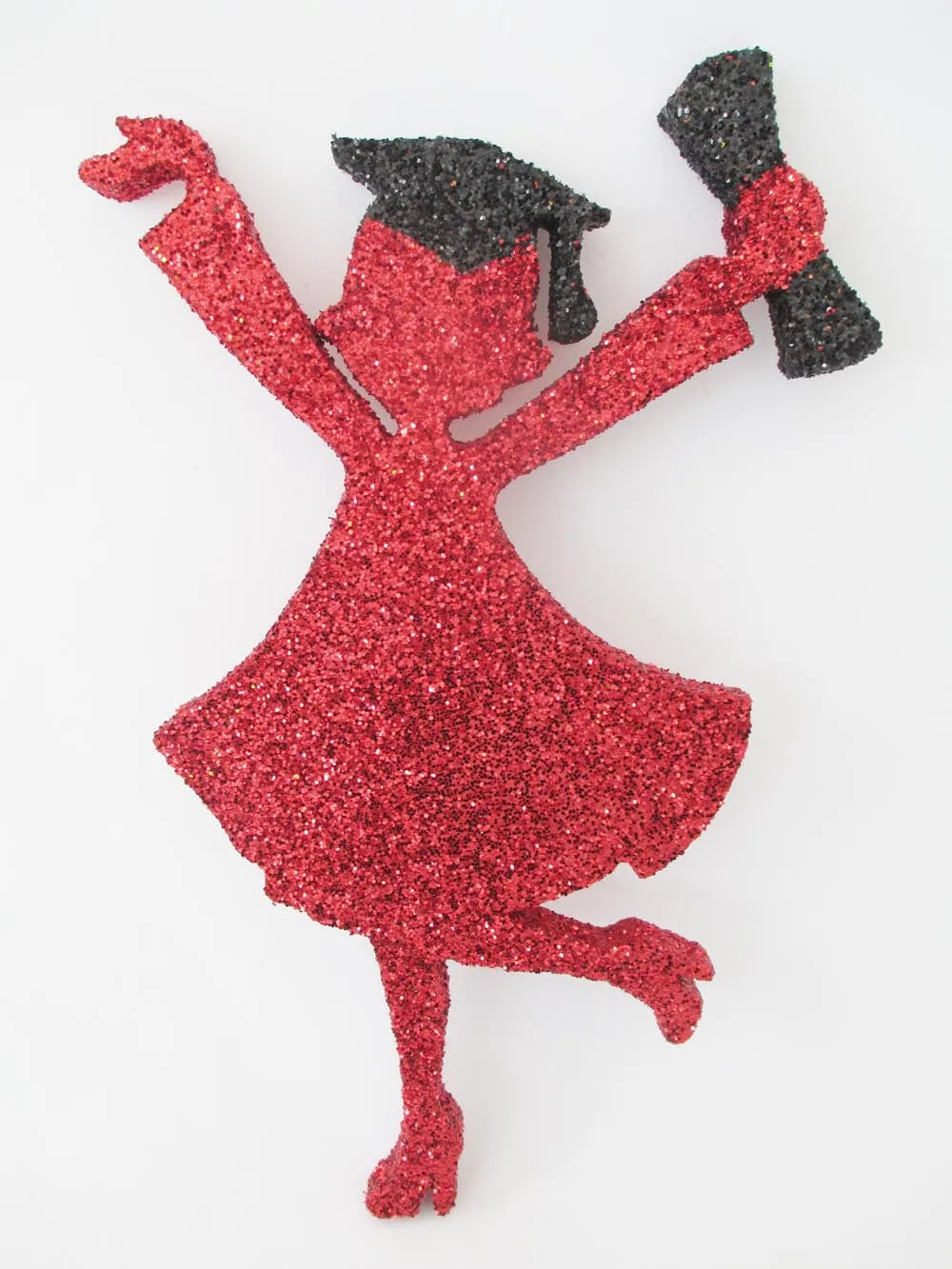Grad Girl Styrofoam Cutout for Graduation Centerpieces