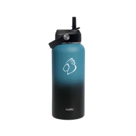Insulated Water Bottle with 2 Lids | Indigo Crush | 32oz