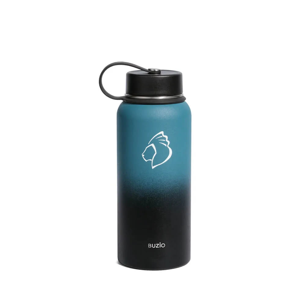 Insulated Water Bottle with 2 Lids | Indigo Crush | 32oz