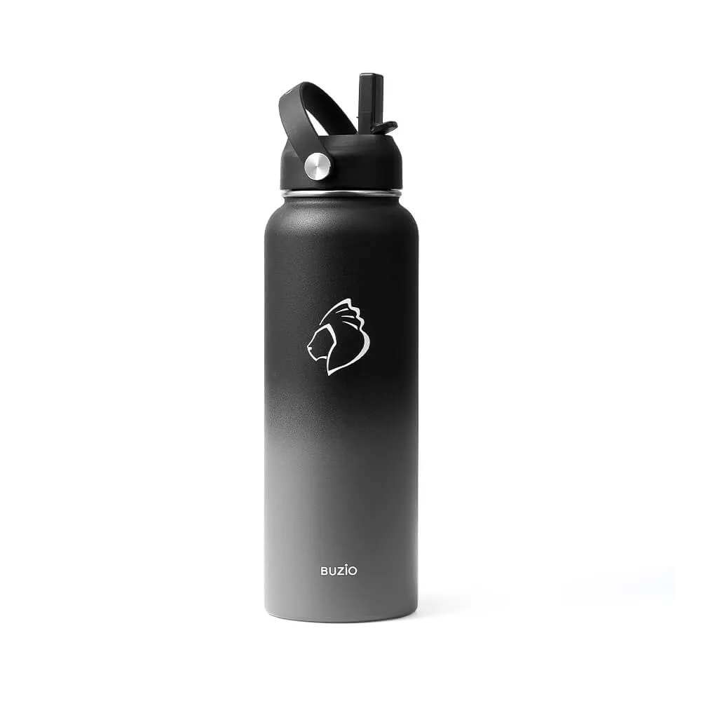 Insulated Water Bottles with 2 Lids | Shadow | 40oz