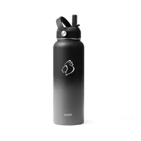 Insulated Water Bottles with 2 Lids | Shadow | 40oz