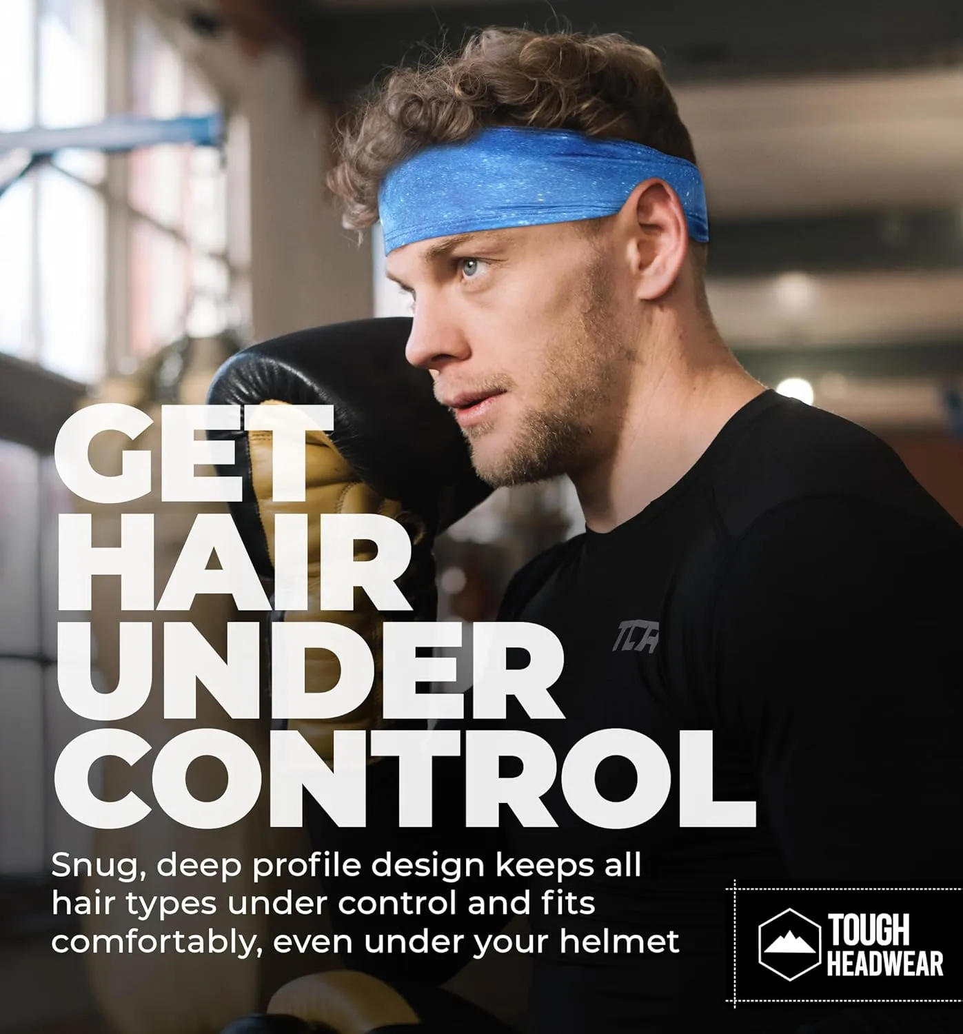 Mens Sweat Bands - Sport Headbands for Men - Workout Headbands for Women - Running Headband -Tennis Athletic Sweatband