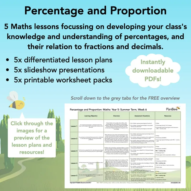 Percentage and Proportion