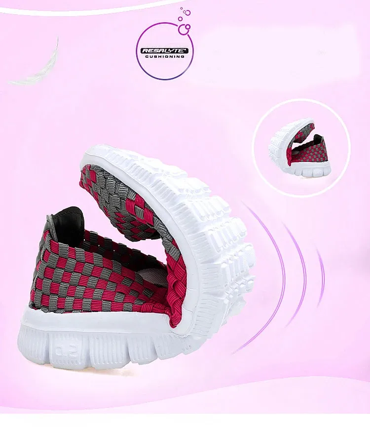 Shoes Summer Sneakers Mixed Color Flats