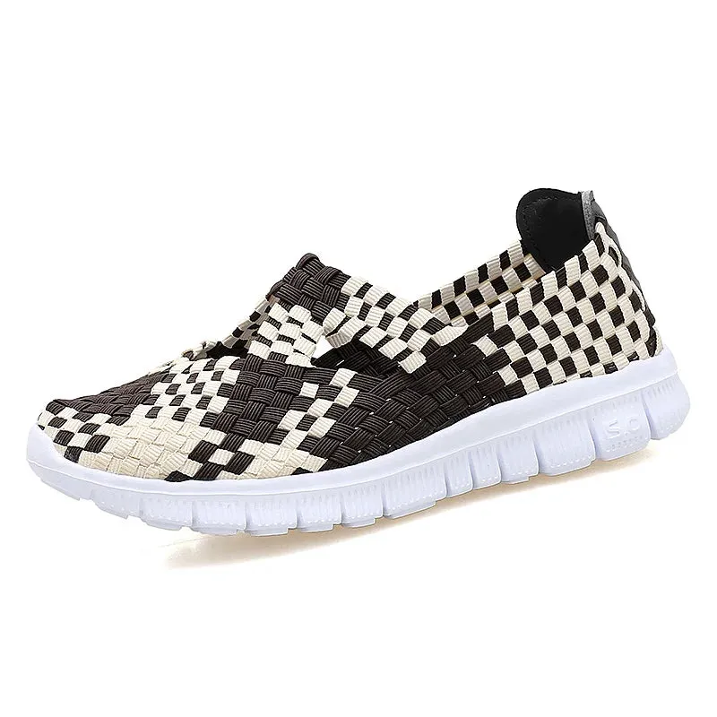 Shoes Summer Sneakers Mixed Color Flats