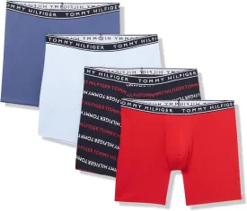 Tommy Hilfiger Men's Cotton Stretch 4-Pack Boxer Brief