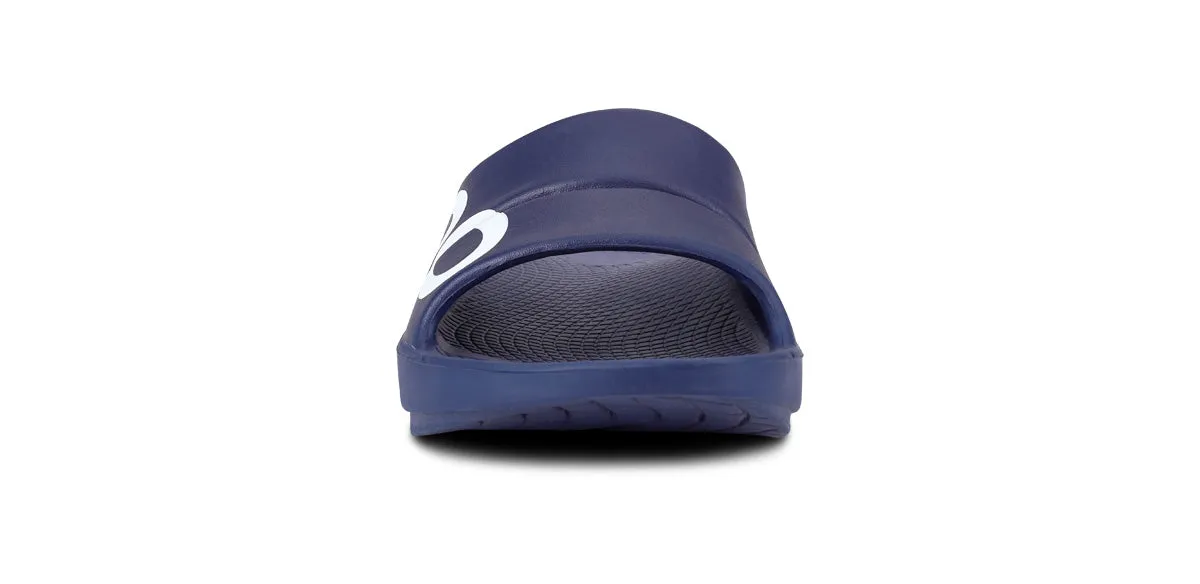 Women's OOahh Sport Slide Sandal - Navy White (SALE)
